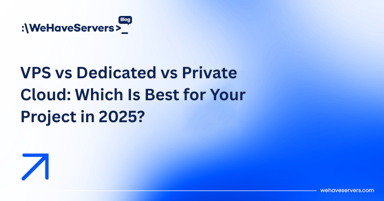 vps vs dedicated vs private cloud